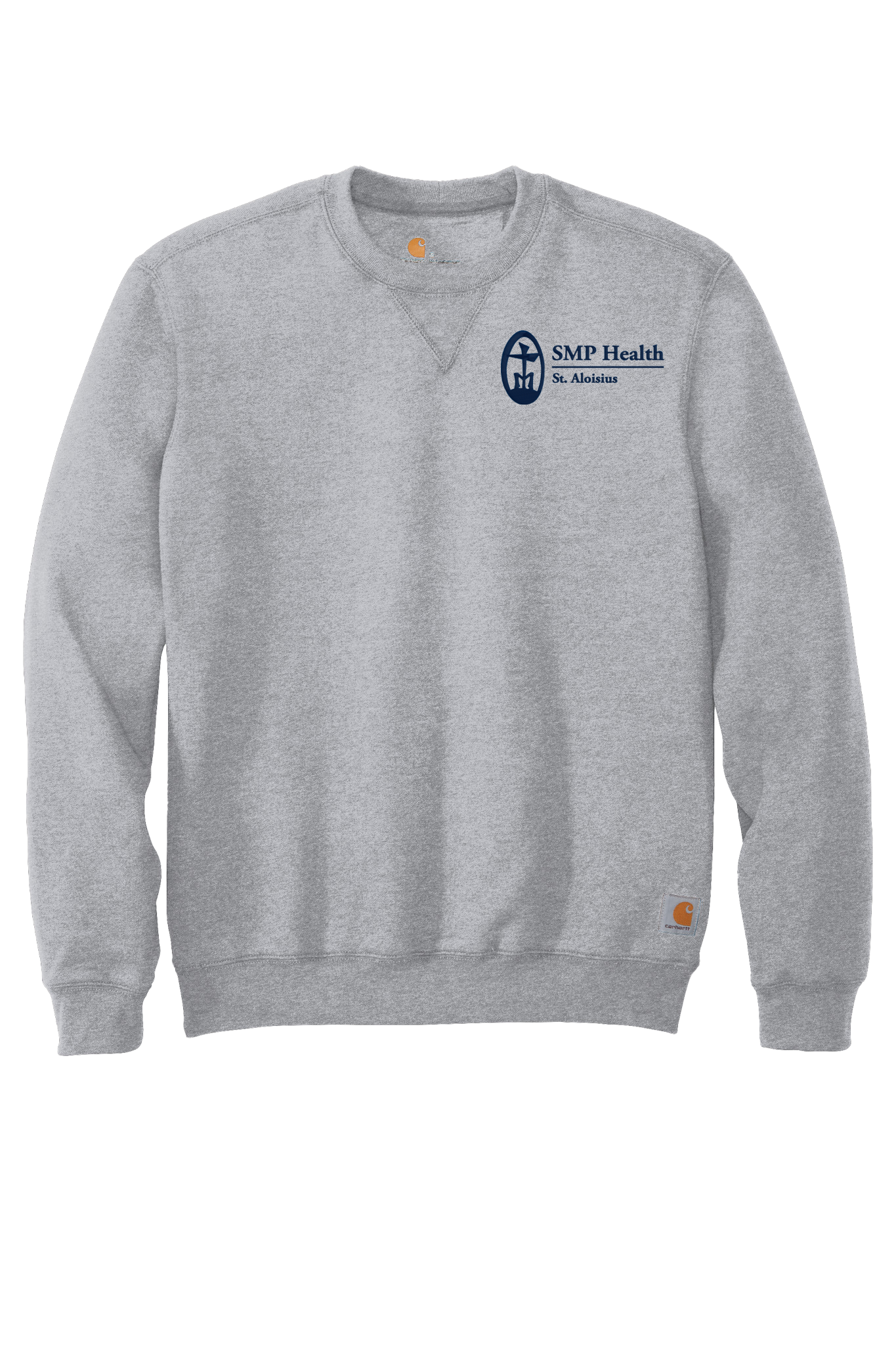 Midweight Carhartt Crewneck Sweatshirt Left Chest SMP