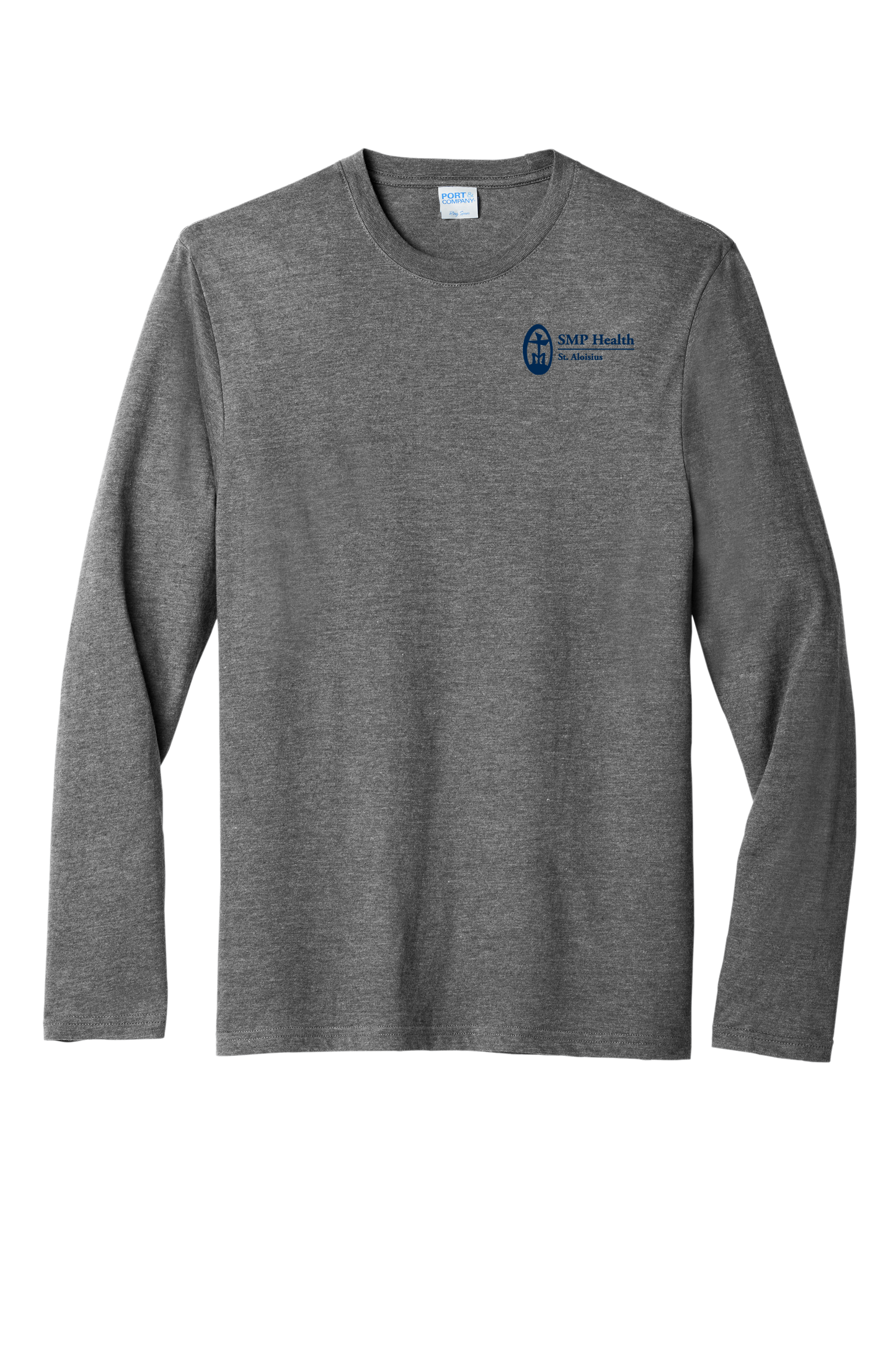 Port & Co Triblend Tee Left Chest SMP