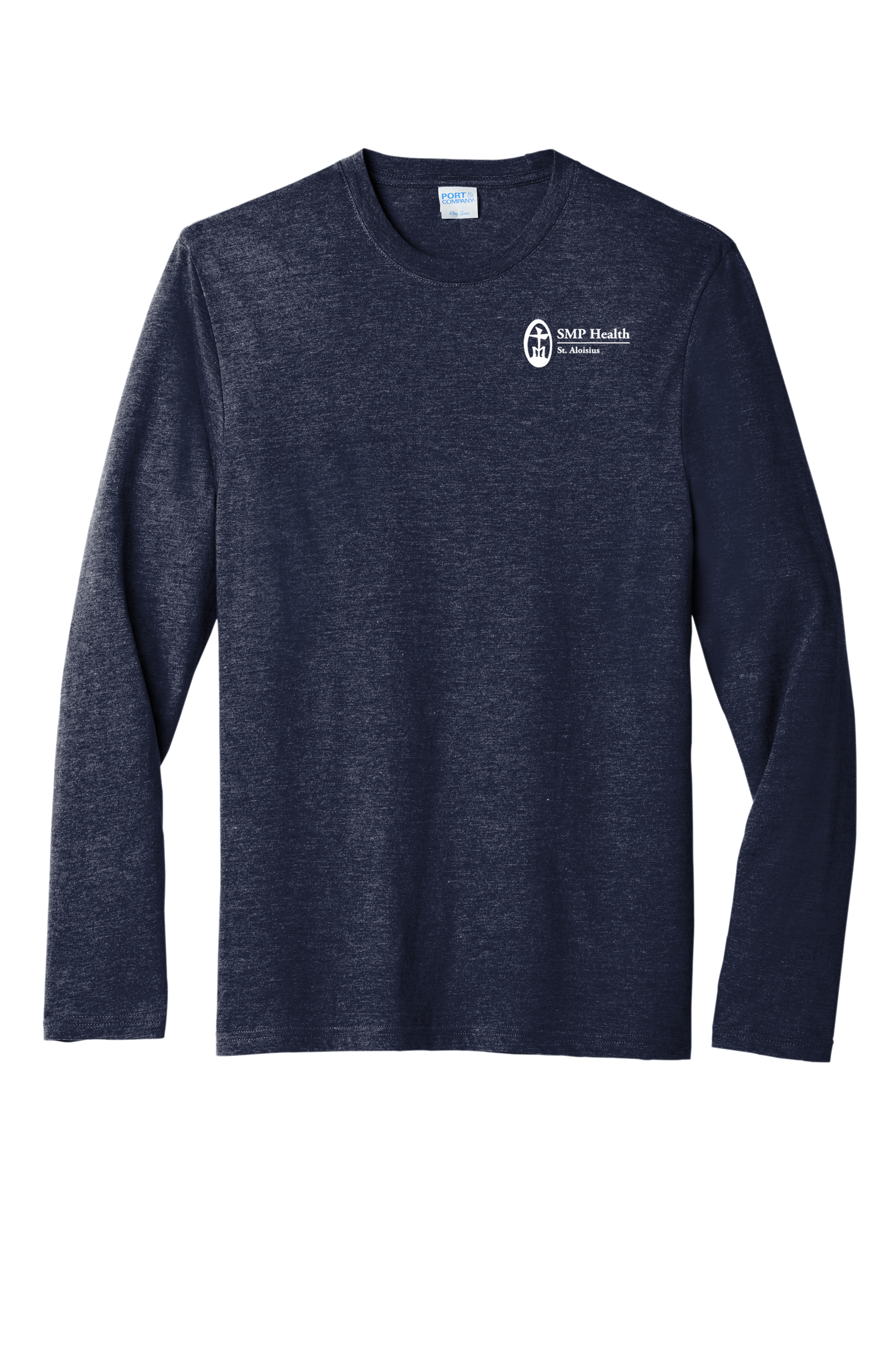Port & Co Triblend Tee Left Chest SMP