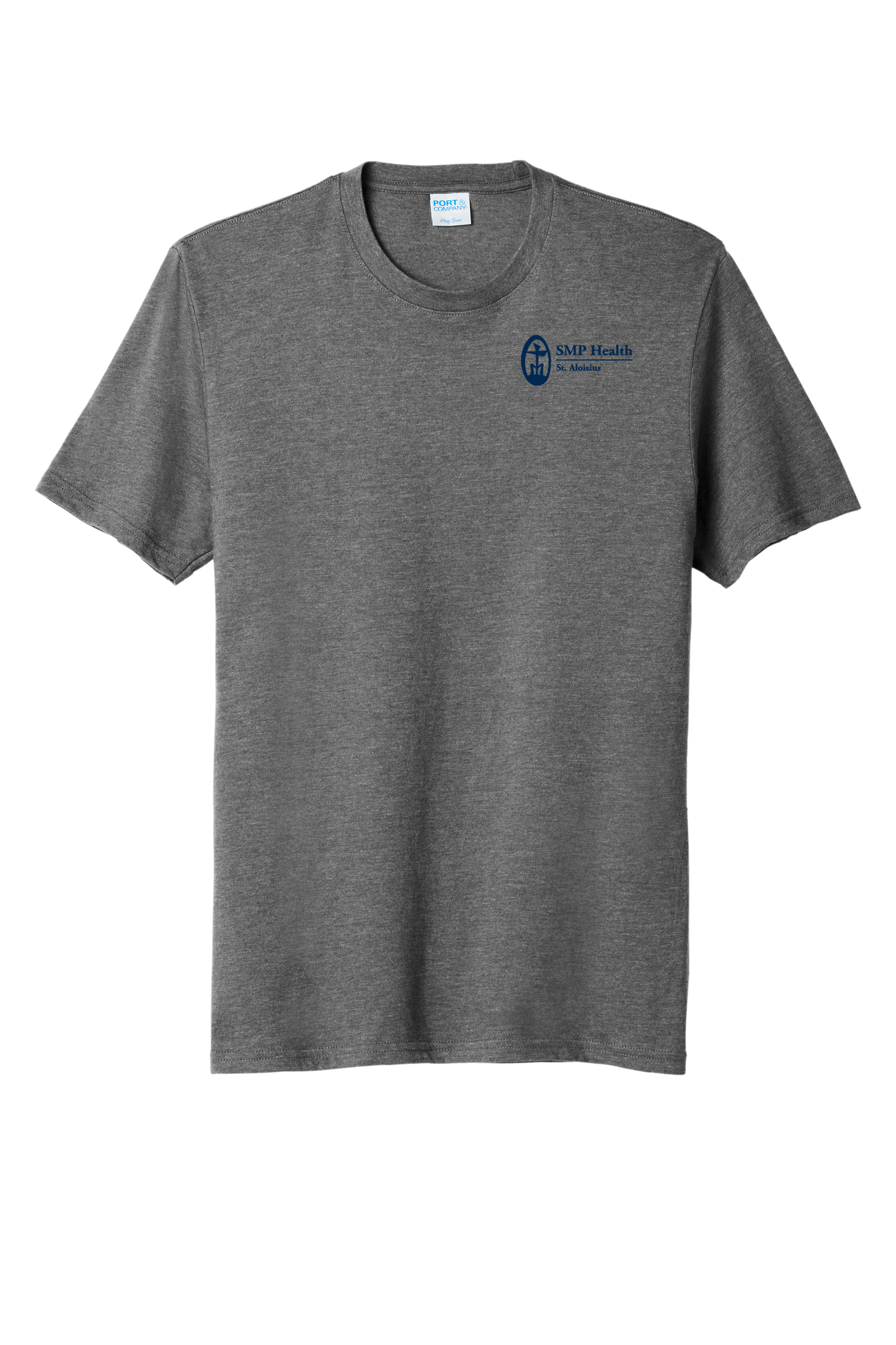 Port & Co Triblend Tee Left Chest SMP