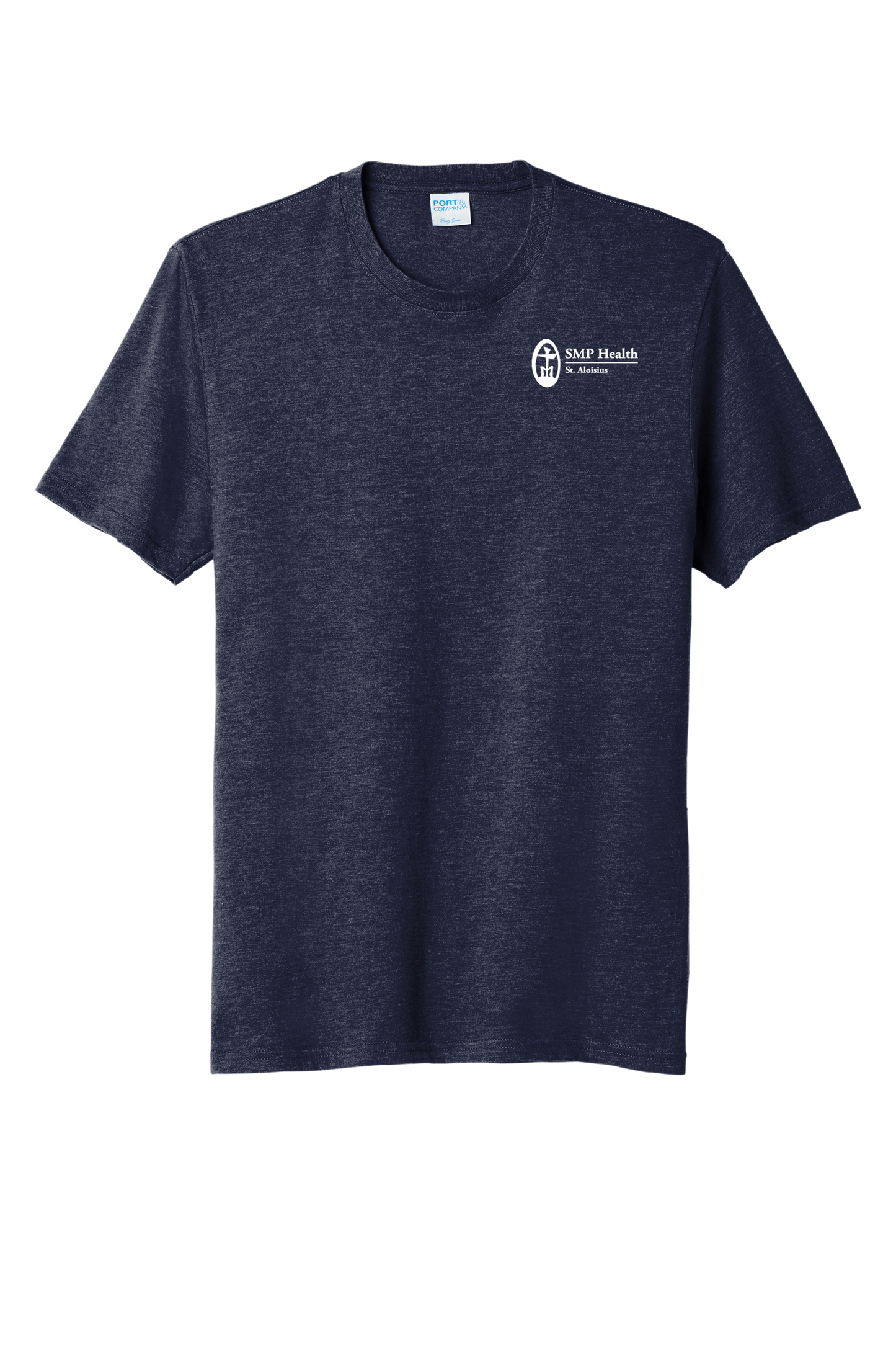 Port & Co Triblend Tee Left Chest SMP