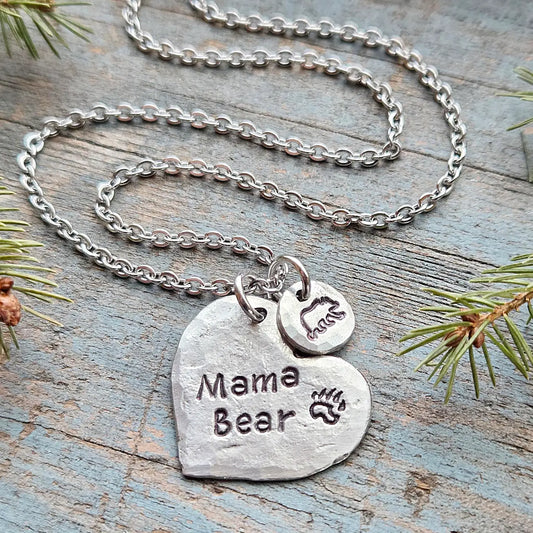 HandStamped 18" Pewter Necklace
