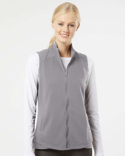 Women's Textured Full-Zip Vest-Adidas