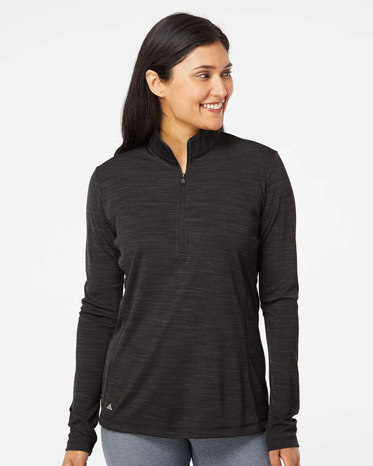 Adidas - Women's Lightweight Mélange Quarter-Zip Pullover