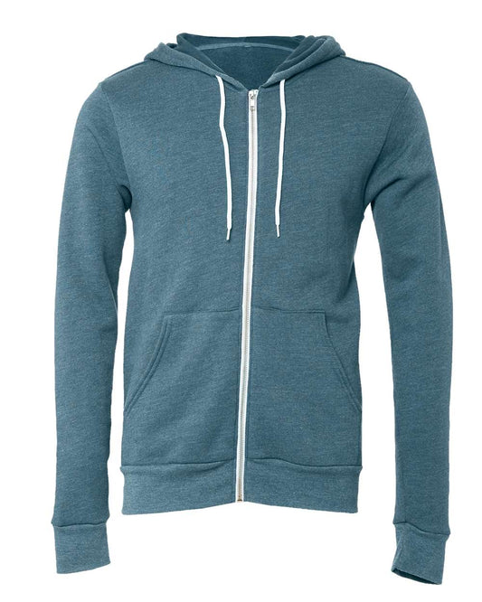 Unisex Sponge Fleece Full-Zip Hoodie