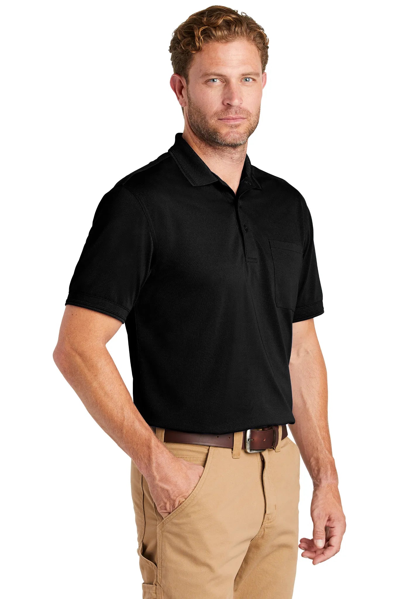 CornerStone ® Industrial Snag-Proof Pique Pocket Polo