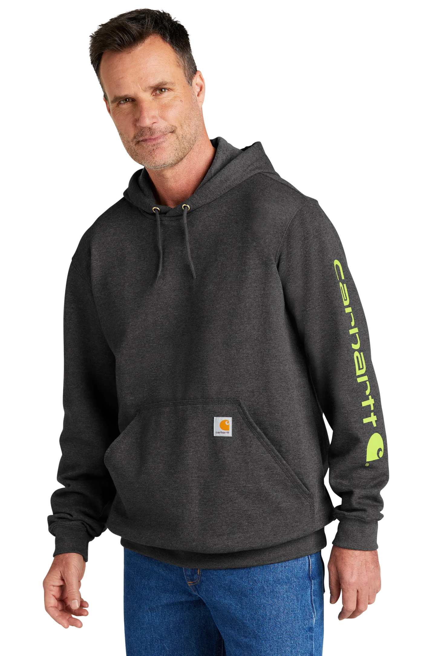 Midweight Hooded Logo Sweatshirt-Carhartt