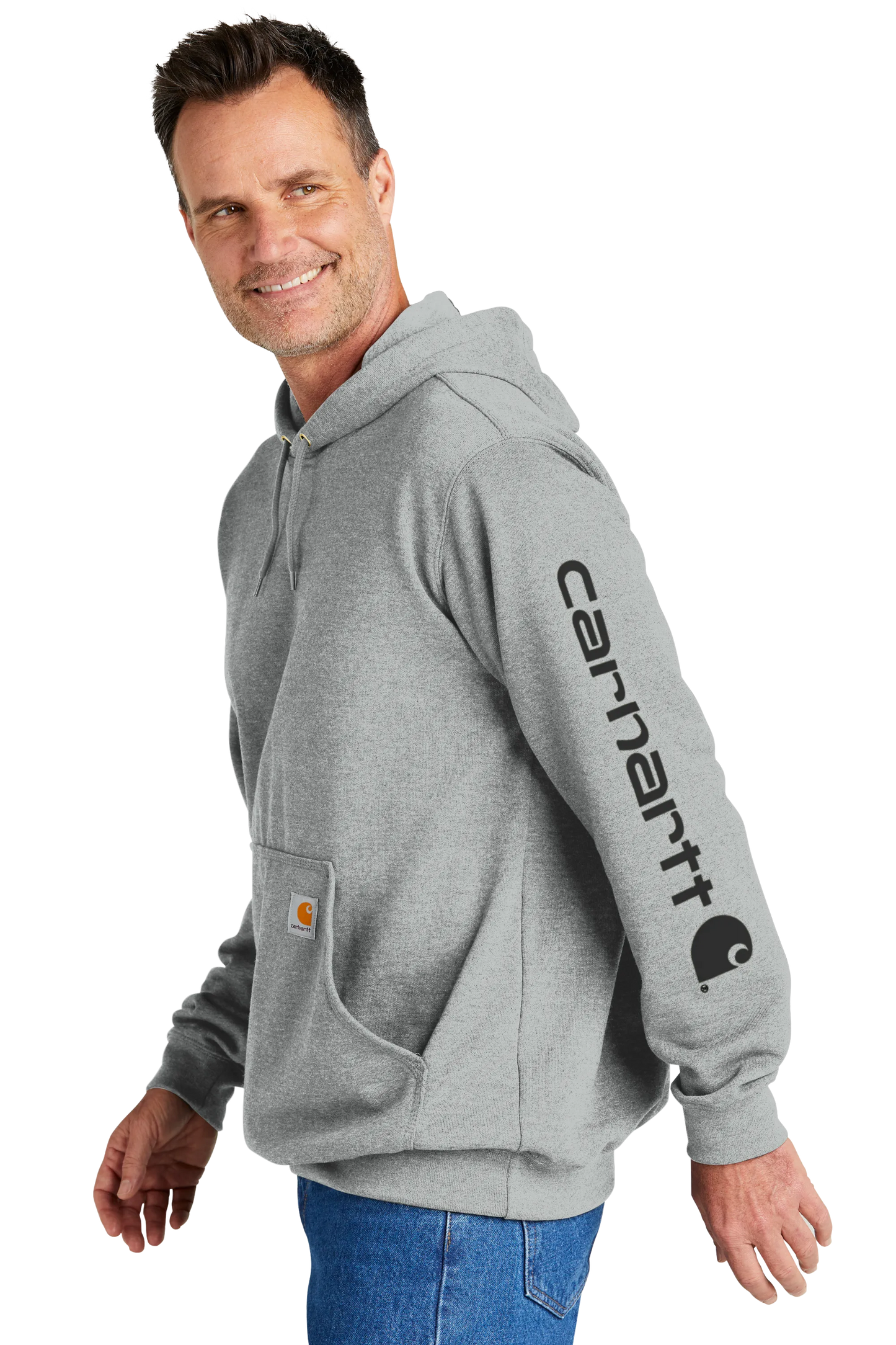 Midweight Hooded Logo Sweatshirt-Carhartt