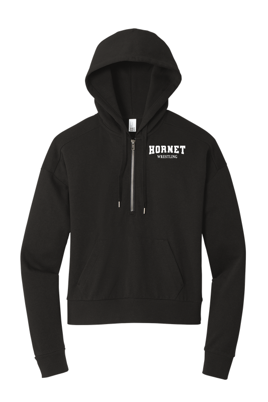 Wrestling - Women’s Fleece 1/2-Zip Pullover Hoodie