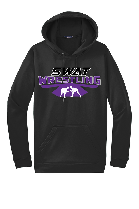 SWAT Wrestling Adult Sport Tek Fleece Hoodie-Mat