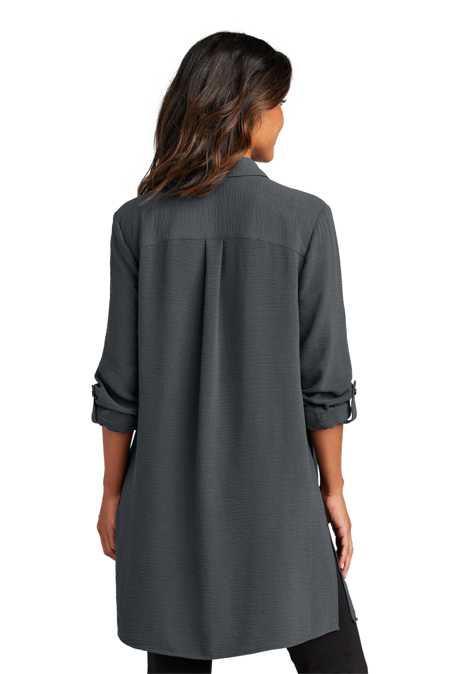 Ladies Textured Crepe Long Tunic