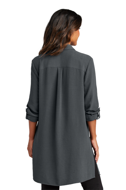 Ladies Textured Crepe Long Tunic