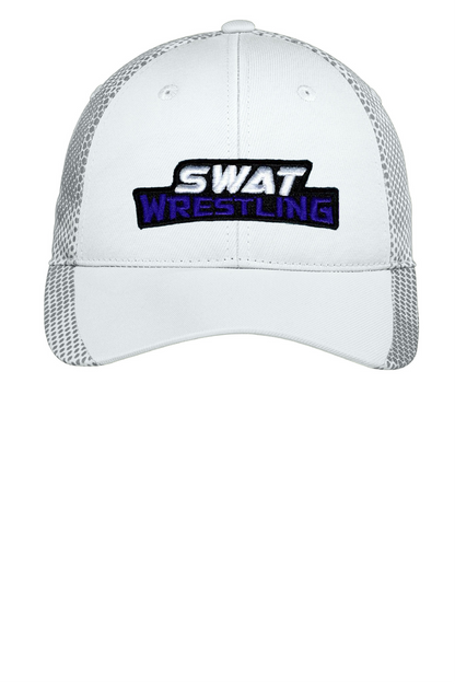 SWAT Wrestling Camo Hex Cap with 3D Embroidered Patch