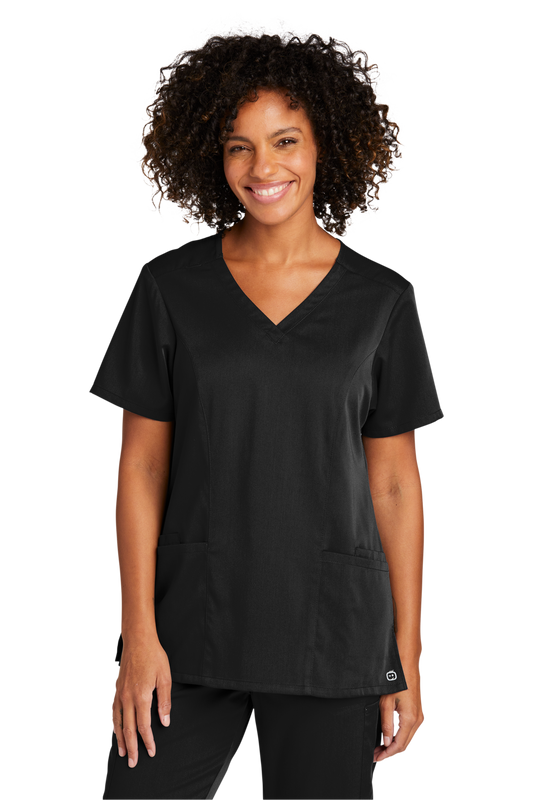 Scrub V-Neck Top