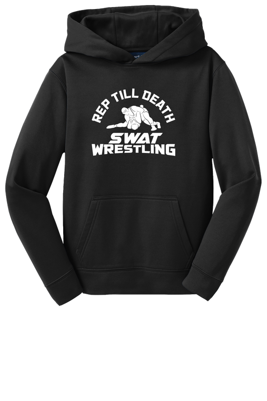 SWAT Wrestling Youth Sport Tek Fleece Hoodie - RTD