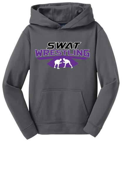 SWAT Wrestling Youth Sport Tek Fleece Hoodie