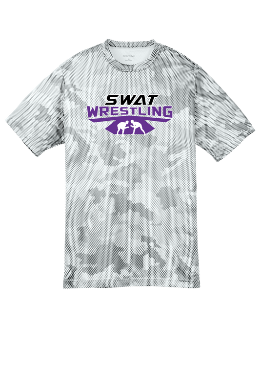 SWAT Wrestling Youth Camo Hex Tee - Mat