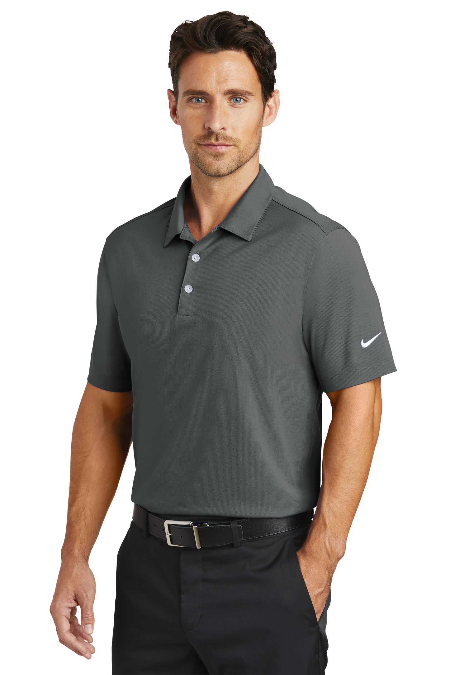 Mens Nike Dri-FIT Vertical Mesh Polo